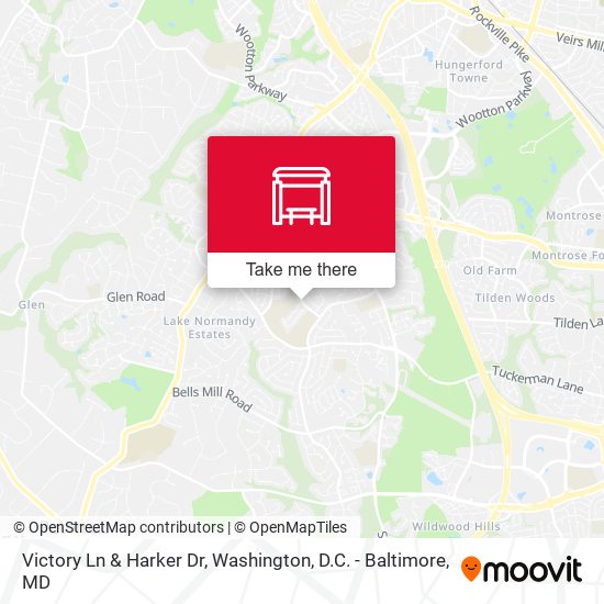 Victory Ln & Harker Dr map