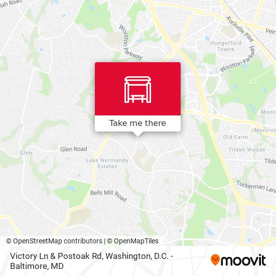 Victory Ln & Postoak Rd map