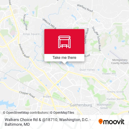 Walkers Choice Rd & @18710 map