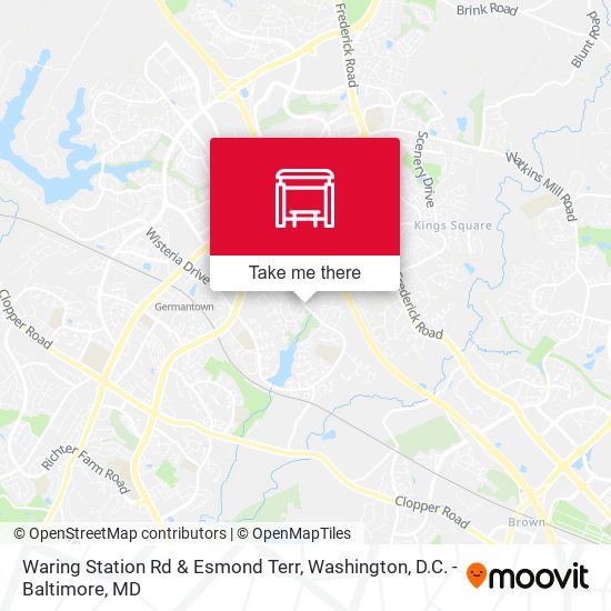 Waring Station Rd & Esmond Terr map
