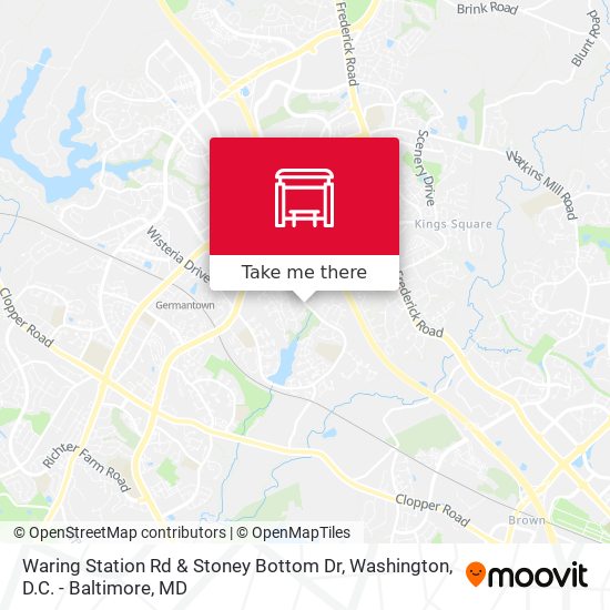 Mapa de Waring Station Rd & Stoney Bottom Dr