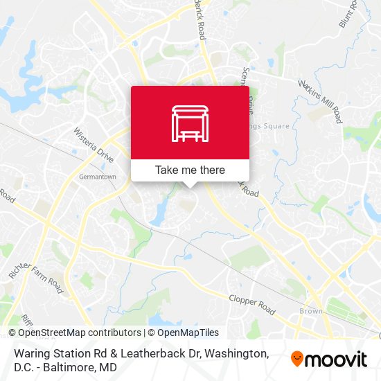 Waring Station Rd & Leatherback Dr map