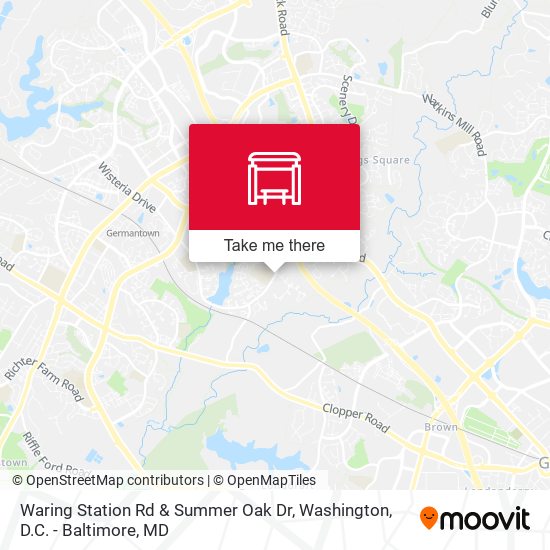Waring Station Rd & Summer Oak Dr map