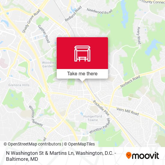 Mapa de N Washington St & Martins Ln