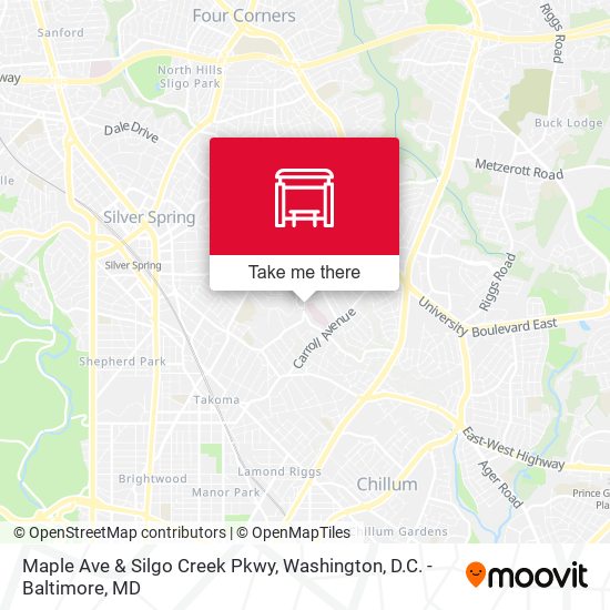 Mapa de Maple Ave & Silgo Creek Pkwy