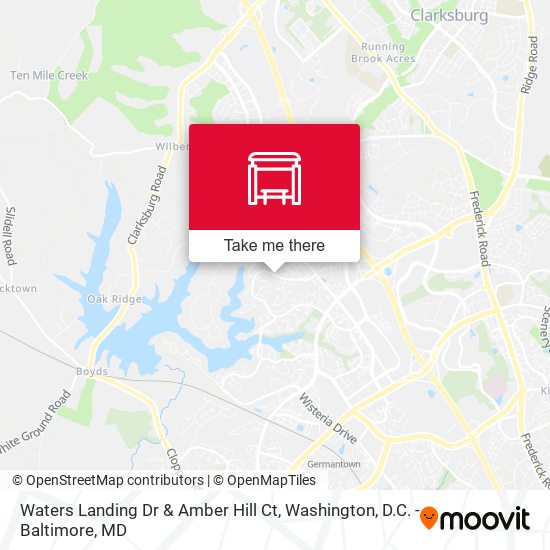Mapa de Waters Landing Dr & Amber Hill Ct