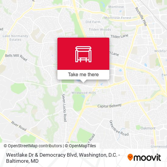 Mapa de Westlake Dr & Democracy Blvd