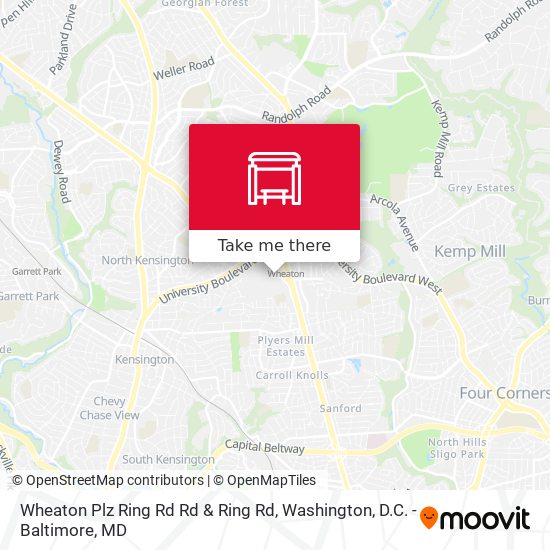 Wheaton Plz Ring Rd Rd & Ring Rd map