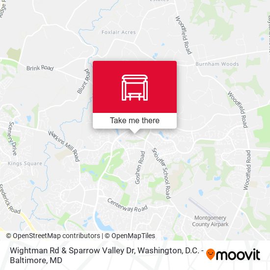 Mapa de Wightman Rd & Sparrow Valley Dr