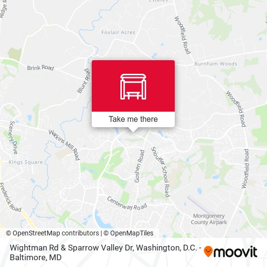 Wightman Rd & Sparrow Valley Dr map