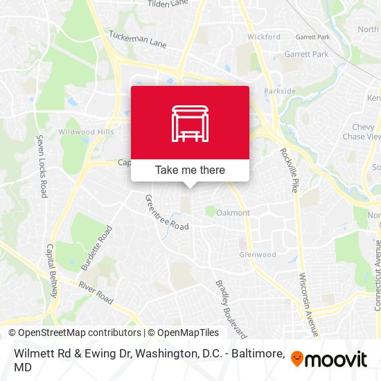Mapa de Wilmett Rd & Ewing Dr