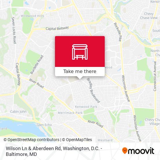Wilson Ln & Aberdeen Rd map
