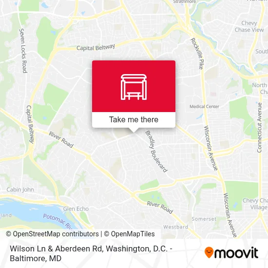 Wilson Ln & Aberdeen Rd map