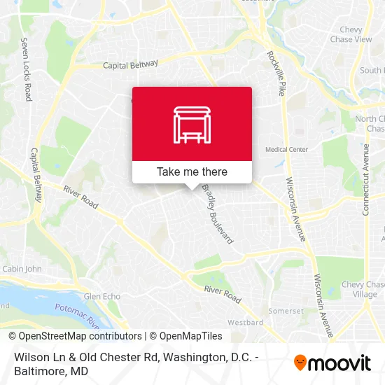 Wilson Ln & Old Chester Rd map