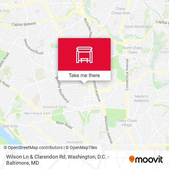 Wilson Ln & Clarendon Rd map