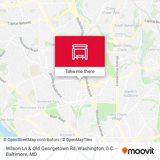 Wilson Ln & Old Georgetown Rd map