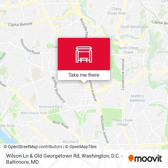 Mapa de Wilson Ln & Old Georgetown Rd