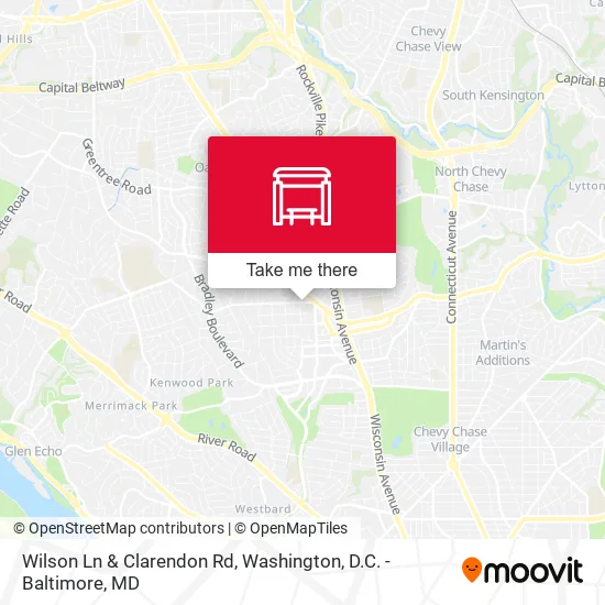 Wilson Ln & Clarendon Rd map