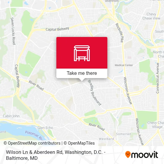 Wilson Ln & Aberdeen Rd map