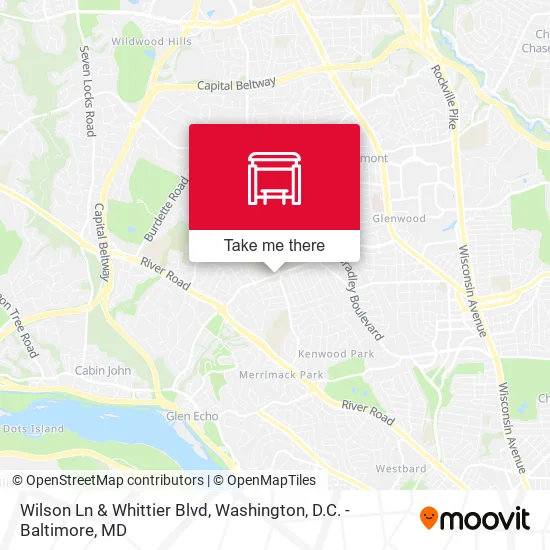 Wilson Ln & Whittier Blvd map