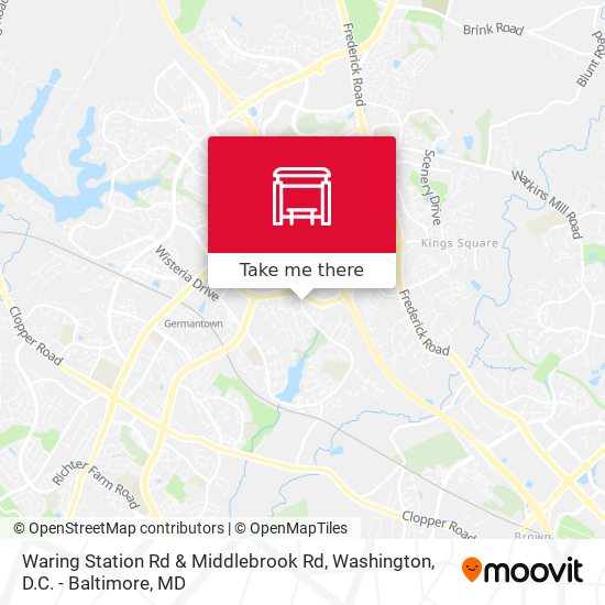 Mapa de Waring Station Rd & Middlebrook Rd
