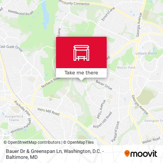 Mapa de Bauer Dr & Greenspan Ln