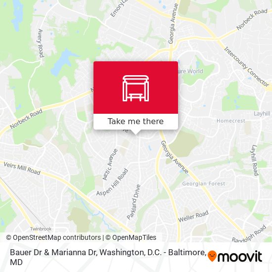 Bauer Dr & Marianna Dr map