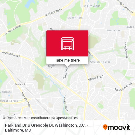 Mapa de Parkland Dr & Grenoble Dr