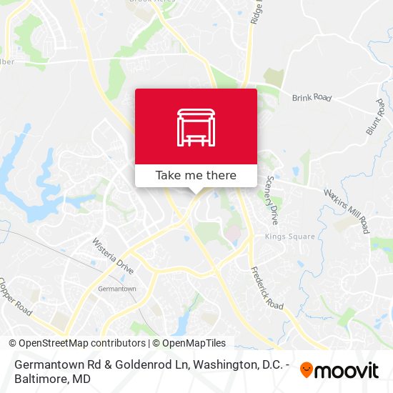 Germantown Rd & Goldenrod Ln map