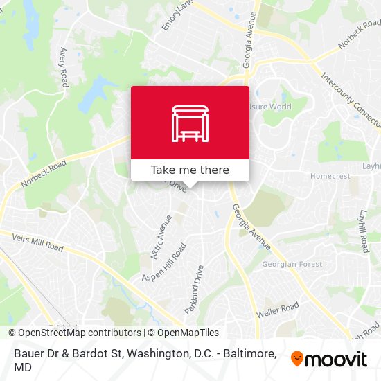 Mapa de Bauer Dr & Bardot St