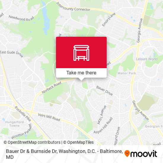 Mapa de Bauer Dr & Burnside Dr