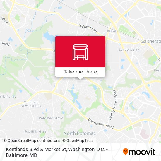 Kentlands Blvd & Market St map