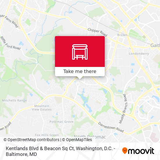 Kentlands Blvd & Beacon Sq Ct map
