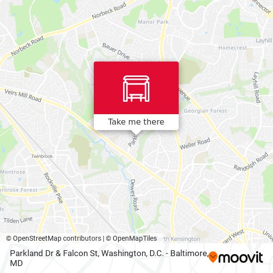 Mapa de Parkland Dr & Falcon St