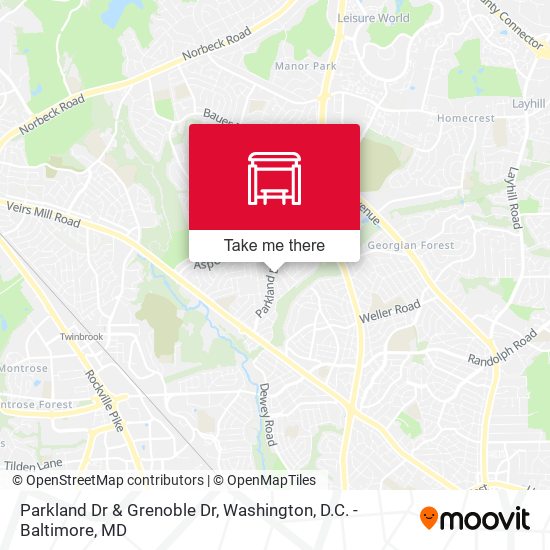 Parkland Dr & Grenoble Dr map