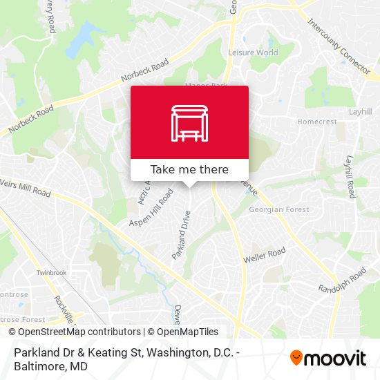 Mapa de Parkland Dr & Keating St
