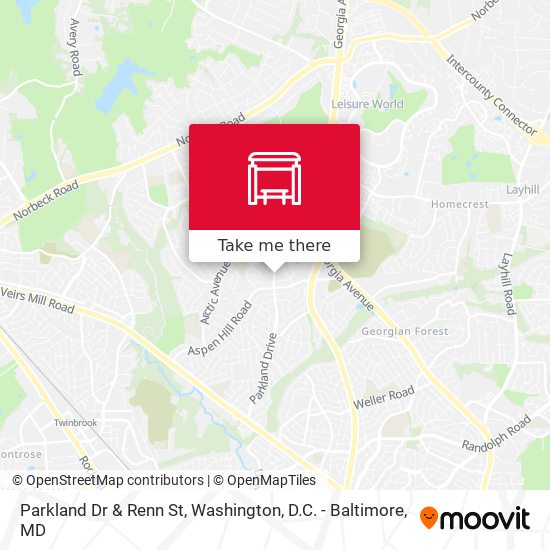 Parkland Dr & Renn St map