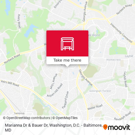 Marianna Dr & Bauer Dr map