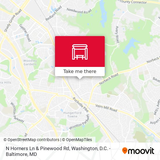 Mapa de N Horners Ln & Pinewood Rd