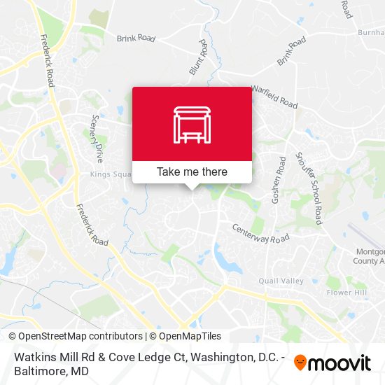 Watkins Mill Rd & Cove Ledge Ct map