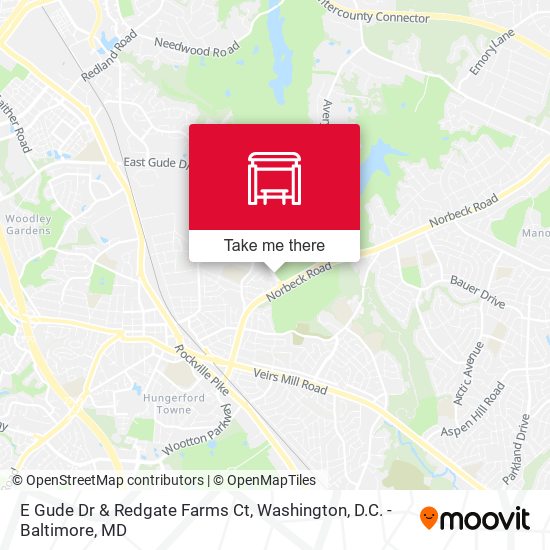 Mapa de E Gude Dr & Redgate Farms Ct