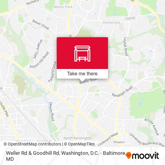 Mapa de Weller Rd & Goodhill Rd