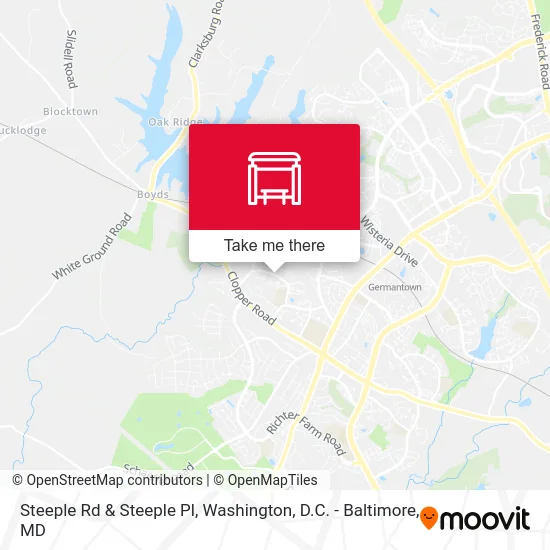 Steeple Rd & Steeple Pl map