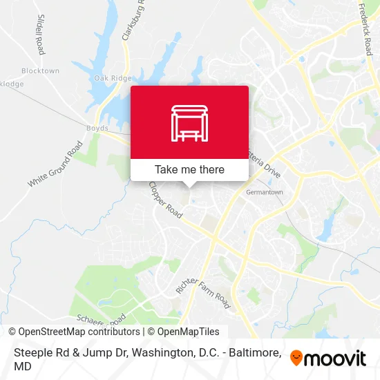 Steeple Rd & Jump Dr map