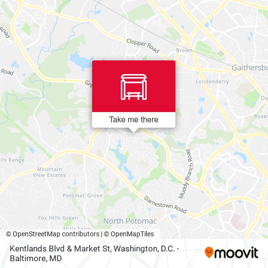 Mapa de Kentlands Blvd & Market St