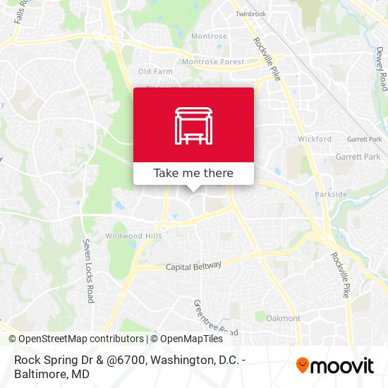 Rock Spring Dr & @6700 map