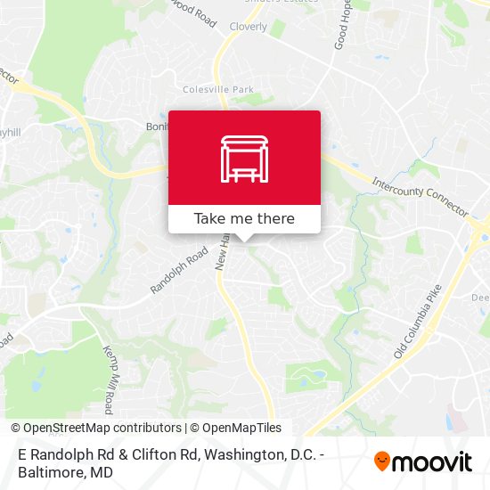 Mapa de E Randolph Rd & Clifton Rd