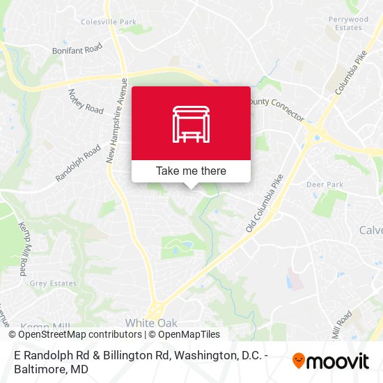 Mapa de E Randolph Rd & Billington Rd