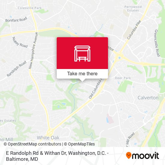 E Randolph Rd & Withan Dr map