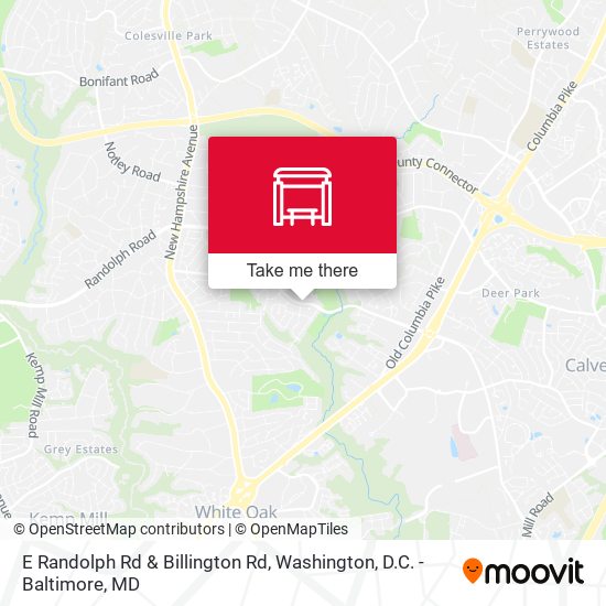 Mapa de E Randolph Rd & Billington Rd